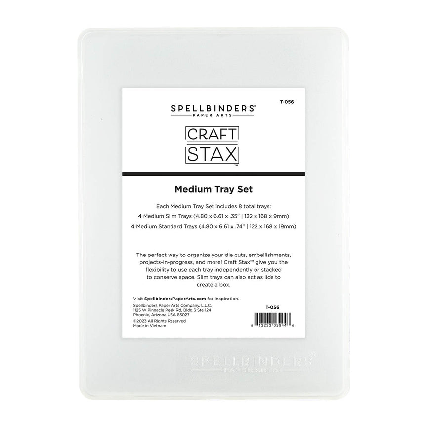 Spellbinders Craft Stax Medium Tray Set postage as per actuals