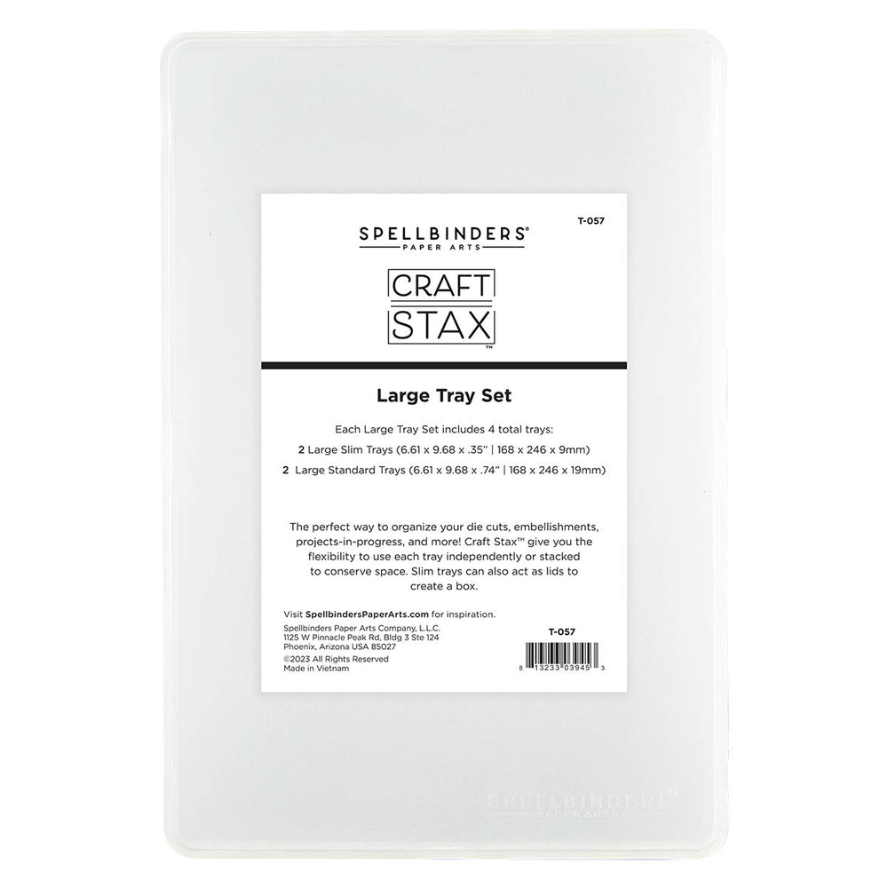 Spellbinders Craft Stax Large Tray Set