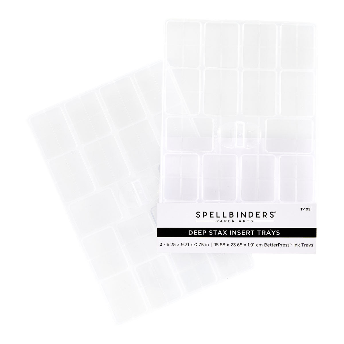 Spellbinders Deep Stax BetterPress Ink Trays T-105
