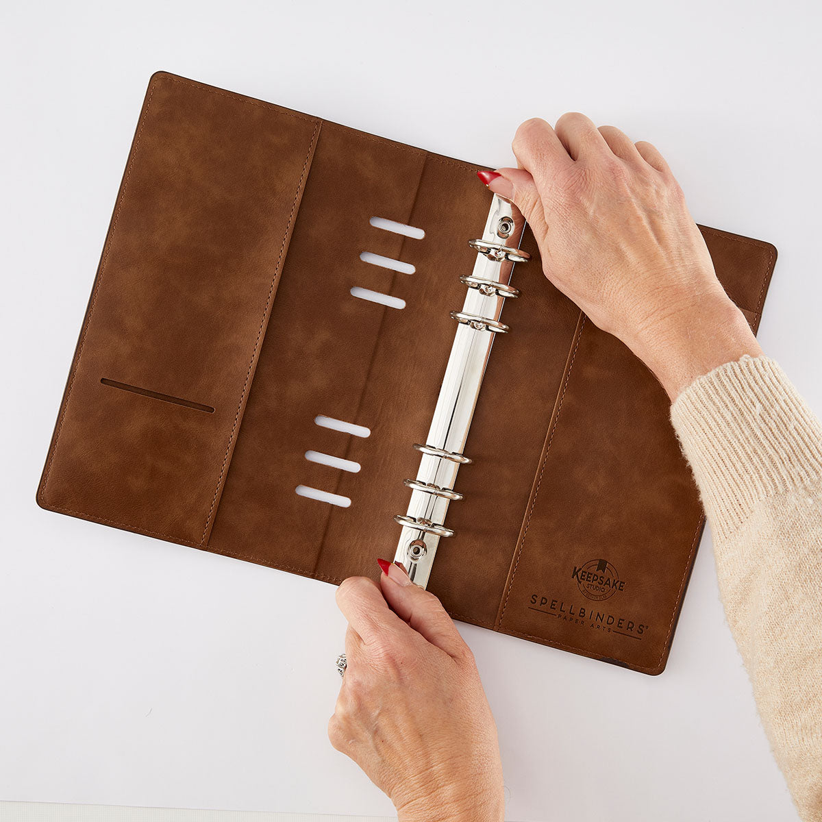 Spellbinders Dark Roast Binder by Esther Glas - T-111