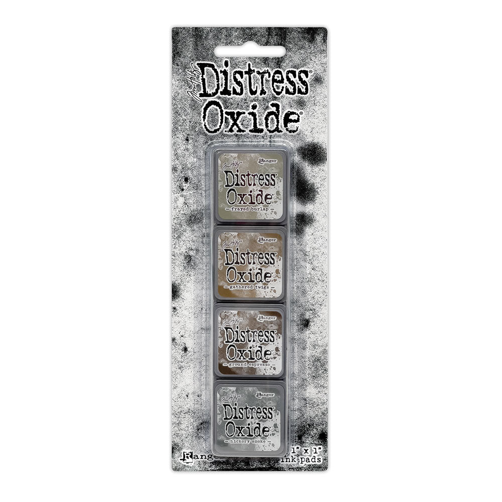 Tim Holtz Distress Mini Oxide Ink Pads 4/Pkg KIT 12