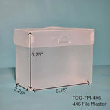 The Organized Option TOO 4 x 6" File Master with 5 Flip Flap Pockets