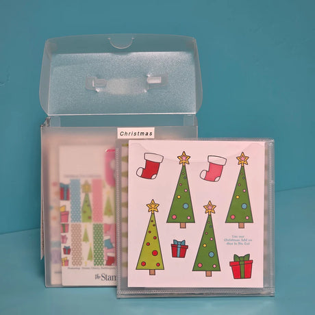 The Organized Option TOO 6 x 6" File Master with 5 Flip Flap Pockets