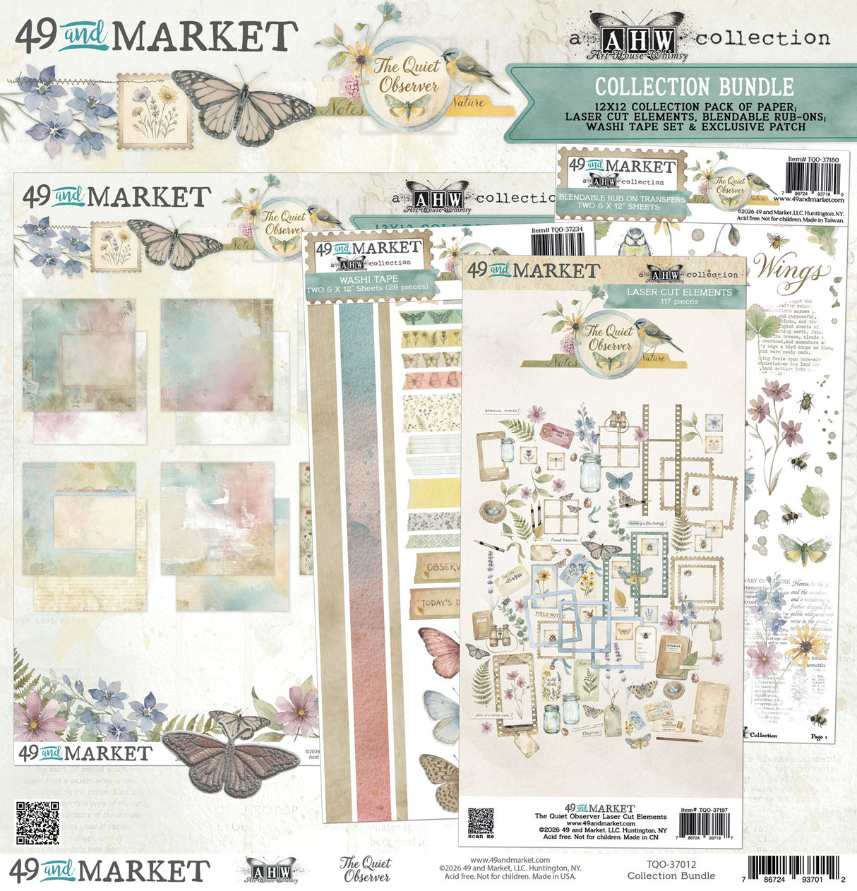 49 and Market The Quiet Observer Bundle Collection with Patch - TQO-37012
