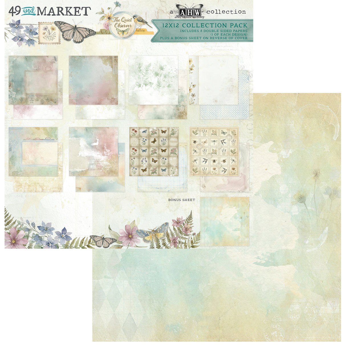 49 and Market The Quiet Observer 12x12 Collection Pack - TQO-37029