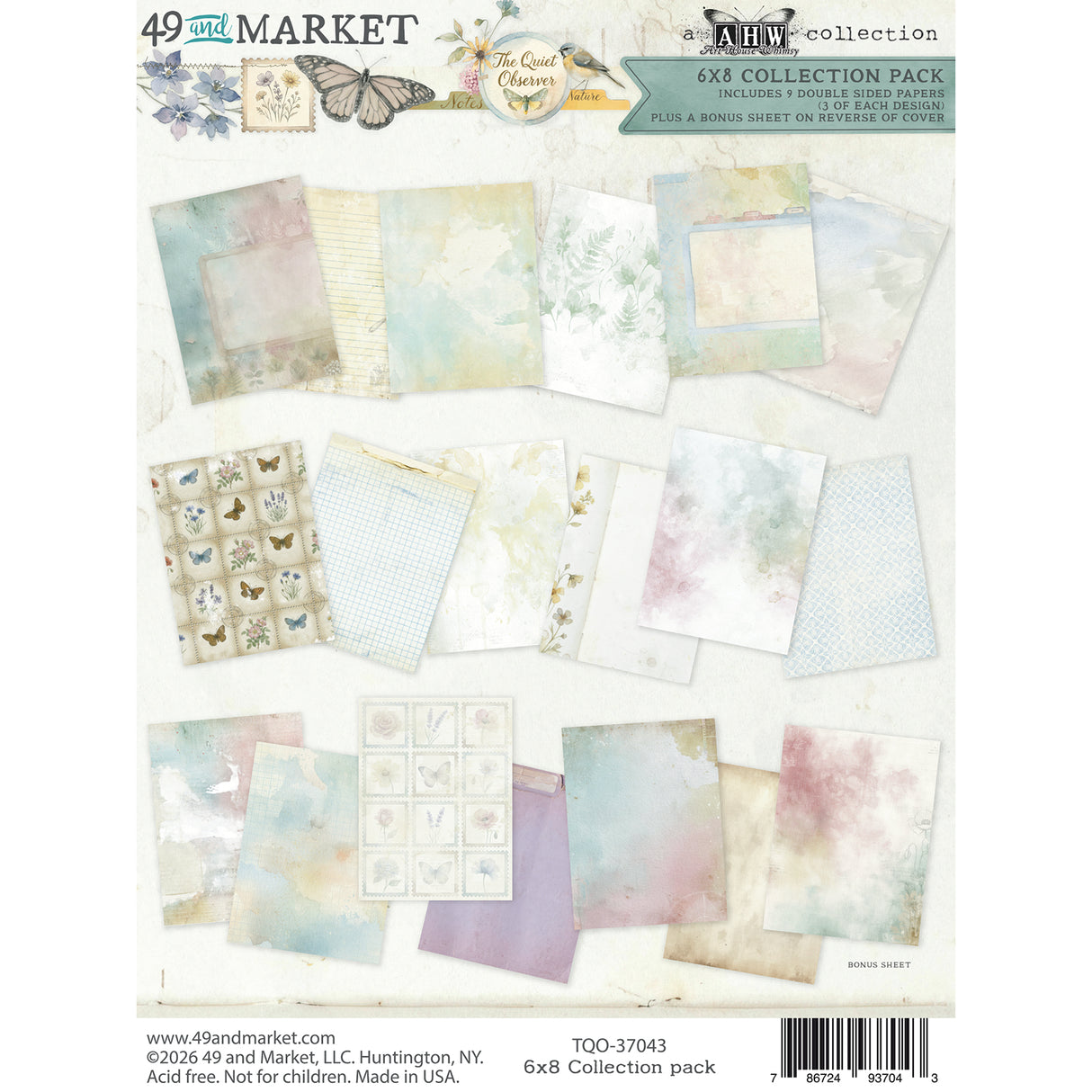 49 and Market The Quiet Observer 6x8 Collection Pack - TQO-37043
