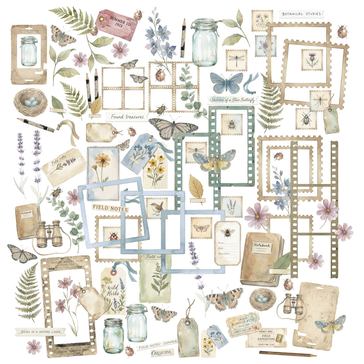 49 and Market The Quiet Observer Laser Cut Elements - TQO-37197
