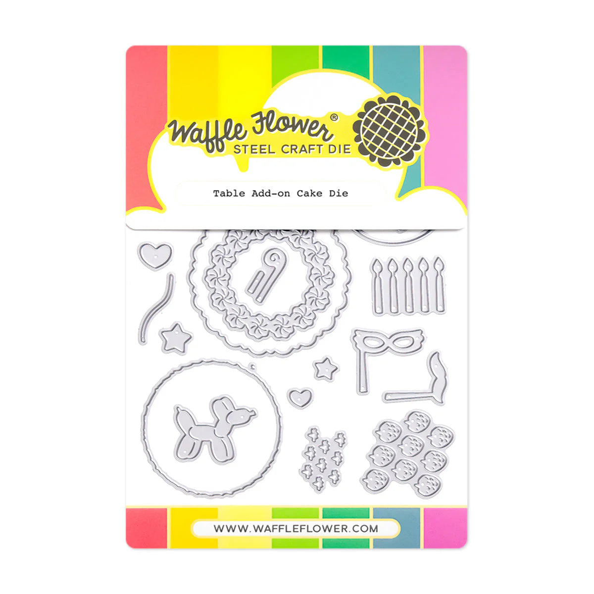 Waffle Flower Craft Table Add-on Cake Die