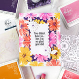 Pinkfresh Studio Floral Tale die/Stencil Bundle