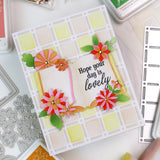 Pinkfresh Studio Refined Grid Builder stencil