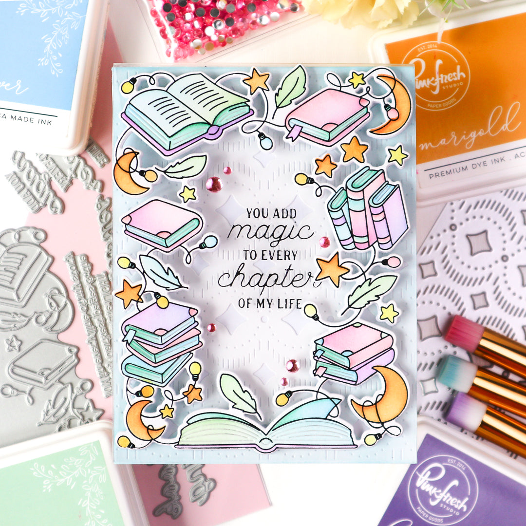 Pinkfresh Studio Sparkle Stitches coverplate die