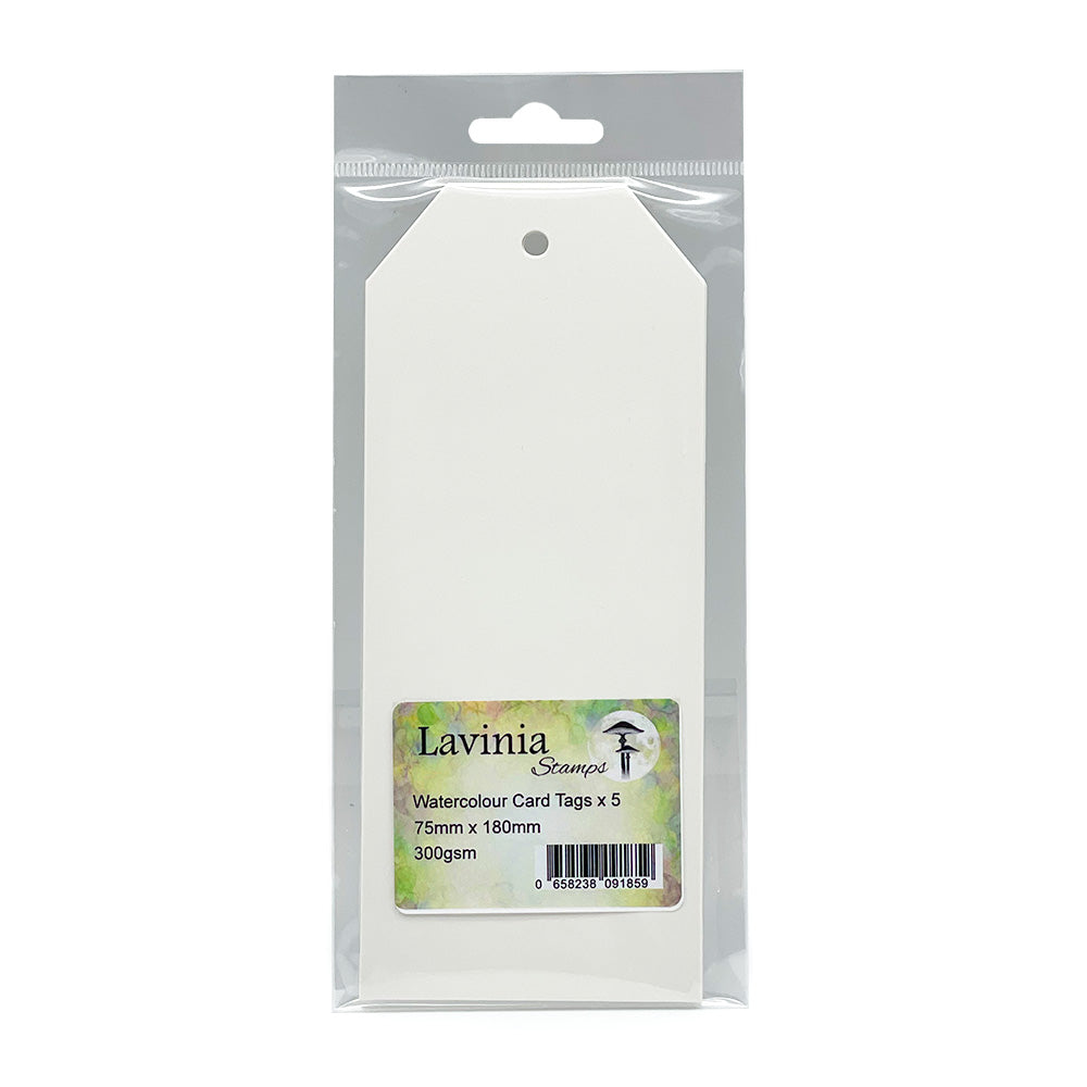 Lavinia Stamp Watercolour Card Tags - 75mm x 180mm