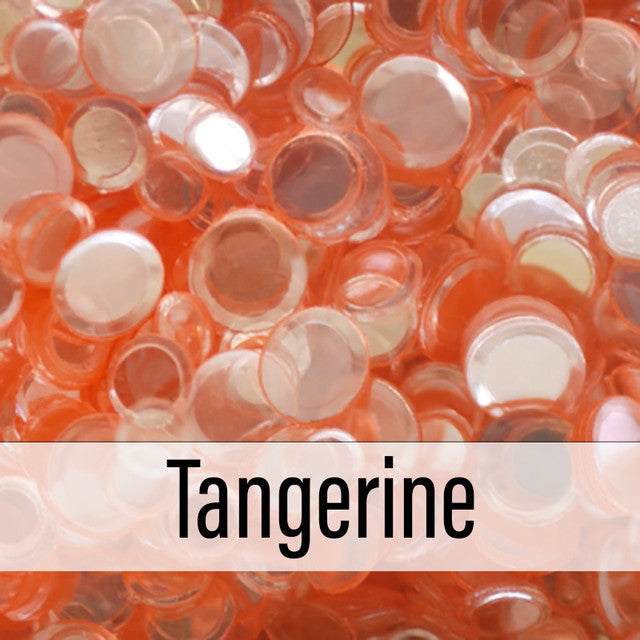 Pink & Main Tangerine Confetti Sequins