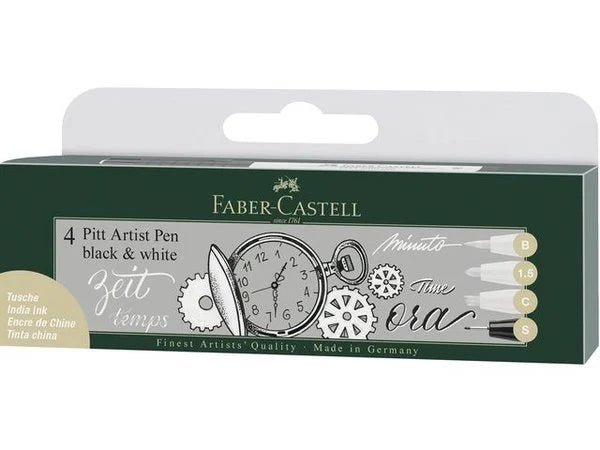 Faber Castell Tekenstift Pitt Artist Set Black & White (FC-167151)