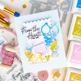 Pinkfresh Studio The Stitch Edit: Maker's Essentials die / stencil Bundle