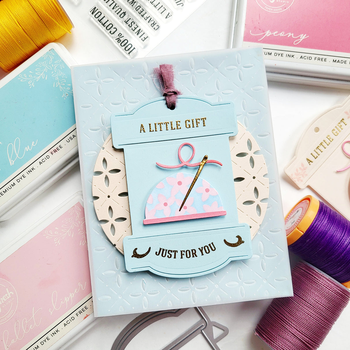 Pinkfresh Studio The Stitch Edit: Maker's Essentials die / stencil Bundle