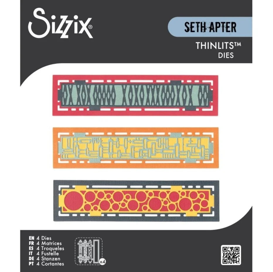 Sizzix Thinlits Die Set Sockets #1 (4pcs) by Seth Apter - 667232