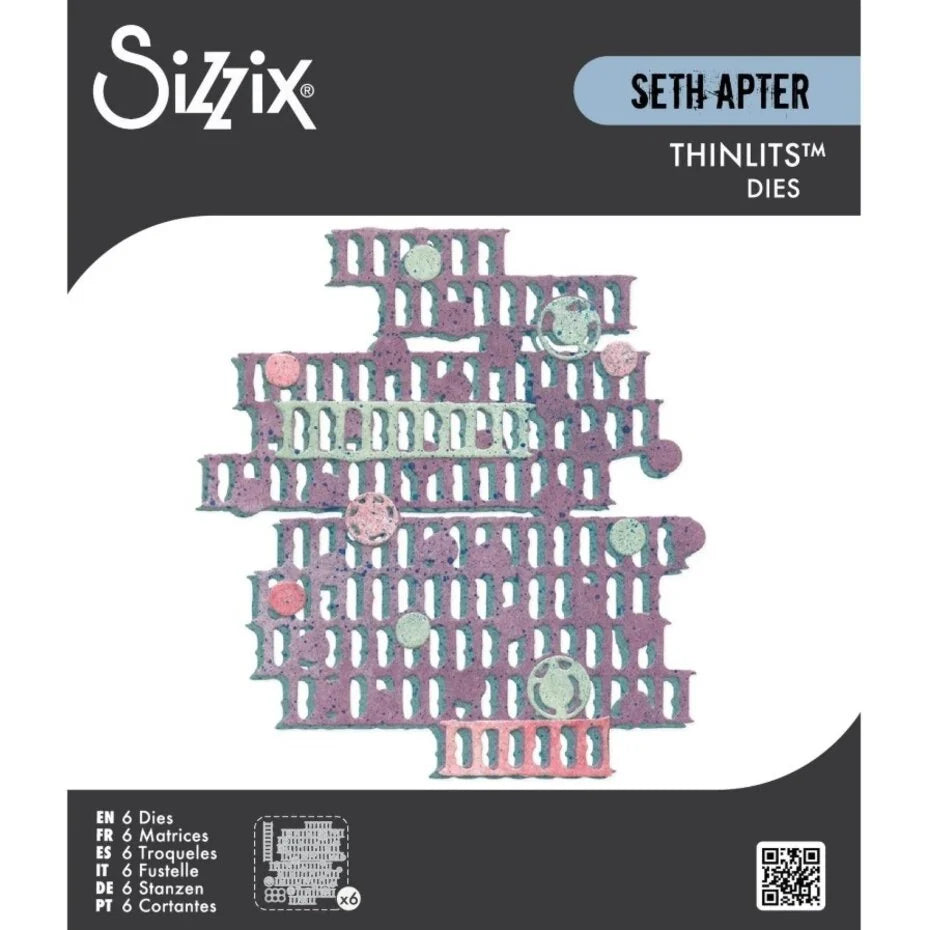 Sizzix Thinlits Die Set Stackers (6pcs) by Seth Apter - 667230