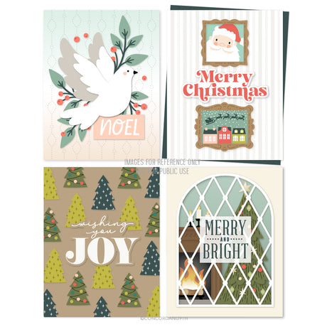 Concord & 9th Tidings of Joy Stamp Set (4 x 8) & Die Bundle
