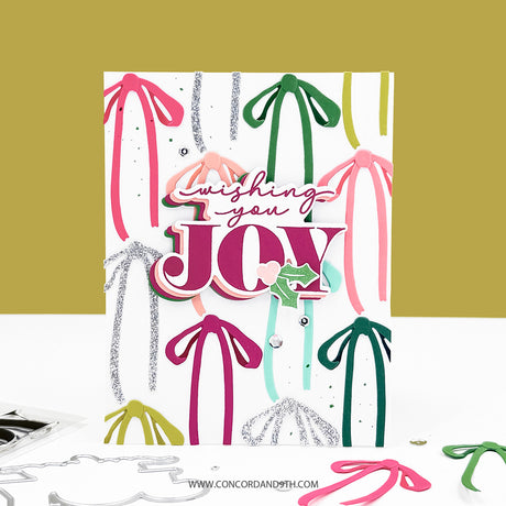 Concord & 9th Tidings of Joy Stamp Set (4 x 8) & Die Bundle