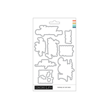 Concord & 9th Tidings of Joy Stamp Set (4 x 8) & Die Bundle