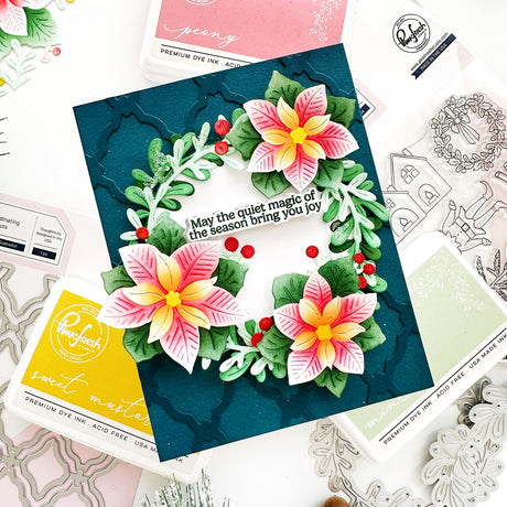 Pinkfresh Studio Interlaced Quatrefoil press plate & Die Bundle