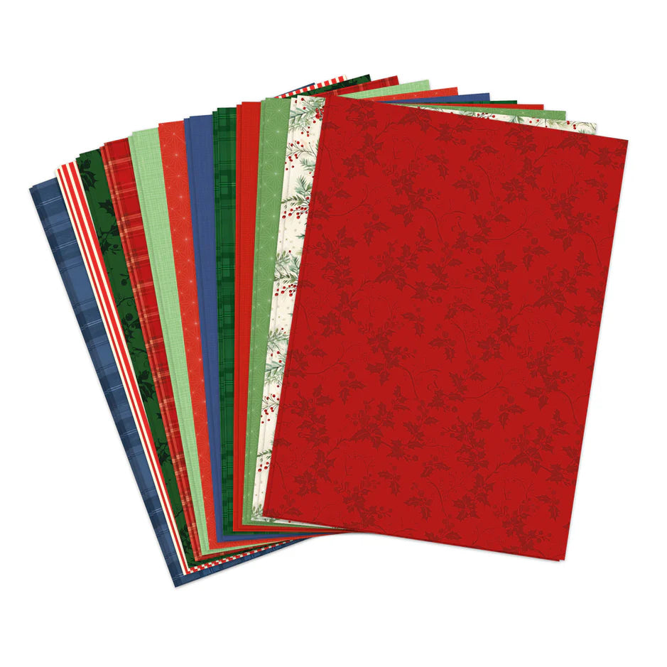 Katy Sue Designs Timeless Christmas Printed Cardstock, 24 Sheets