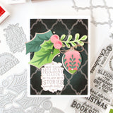 Pinkfresh Studio Interlaced Quatrefoil press plate & Die Bundle