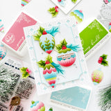 Pinkfresh Studio Timeless Tidings stencil/ Die Bundle