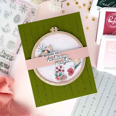 Pinkfresh Studio Starlit Strands press plate