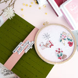 Pinkfresh Studio Tiny Tidings press plate