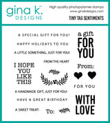 Gina K Designs BUNDLE – Tiny Tag Sentiments