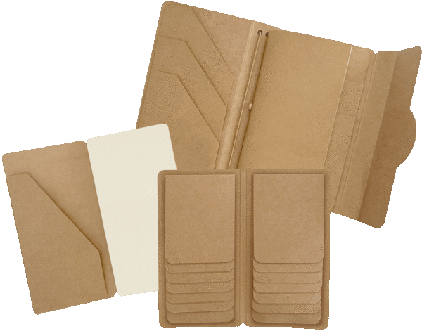 Graphic 45 Travel Album with Inserts – Waterfall Folder & Journaling Notebooks — Kraft