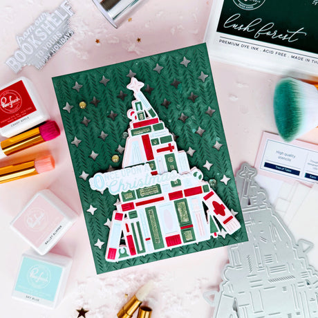 Pinkfresh Studio Tree of Tales stencil / Die Bundle