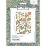 Lisa Horton Crafts Reviving the Arts and Crafts Movement Trellis and Bird 3D Embossing Folder & Layering Stencils