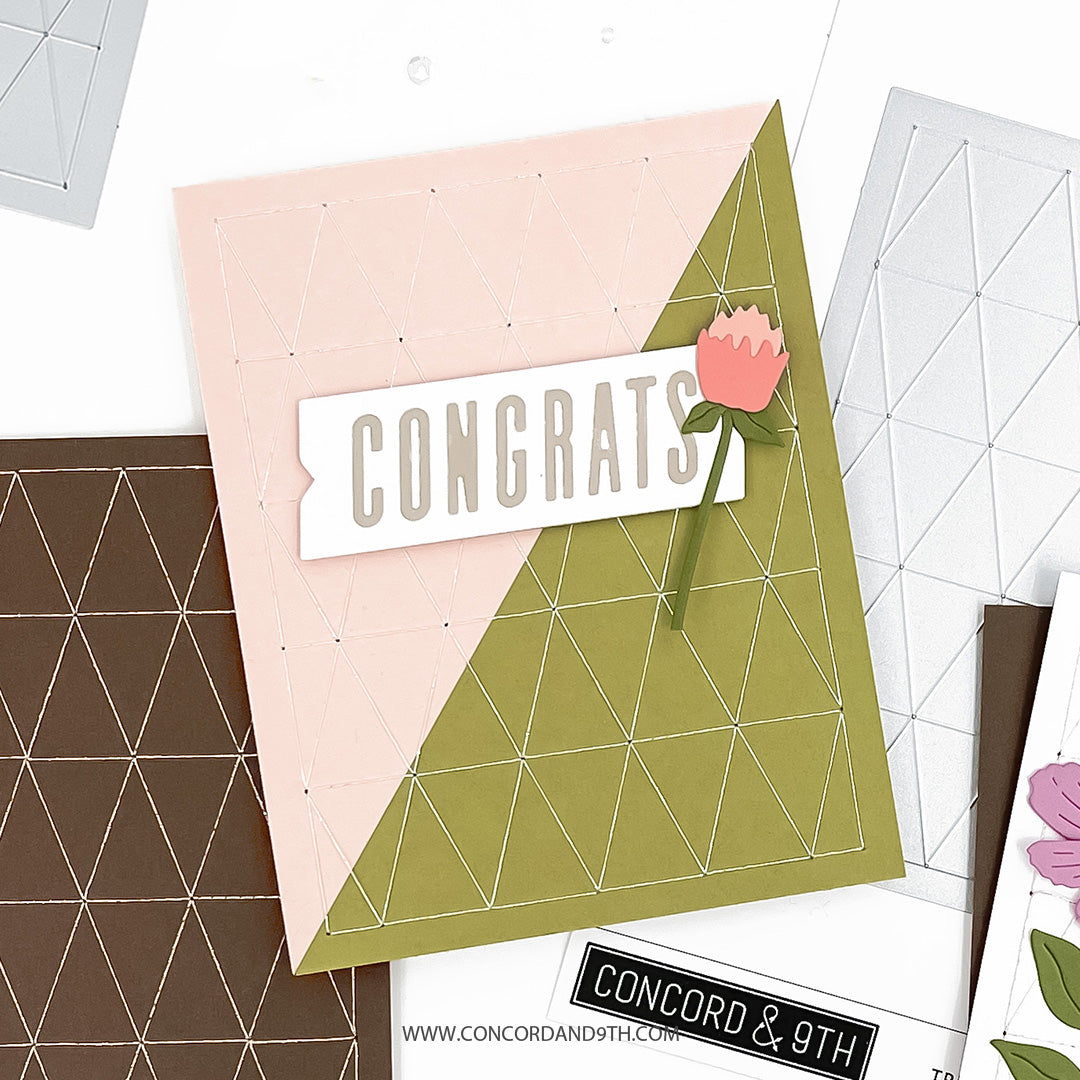 Concord & 9th Triangle Piercing Die