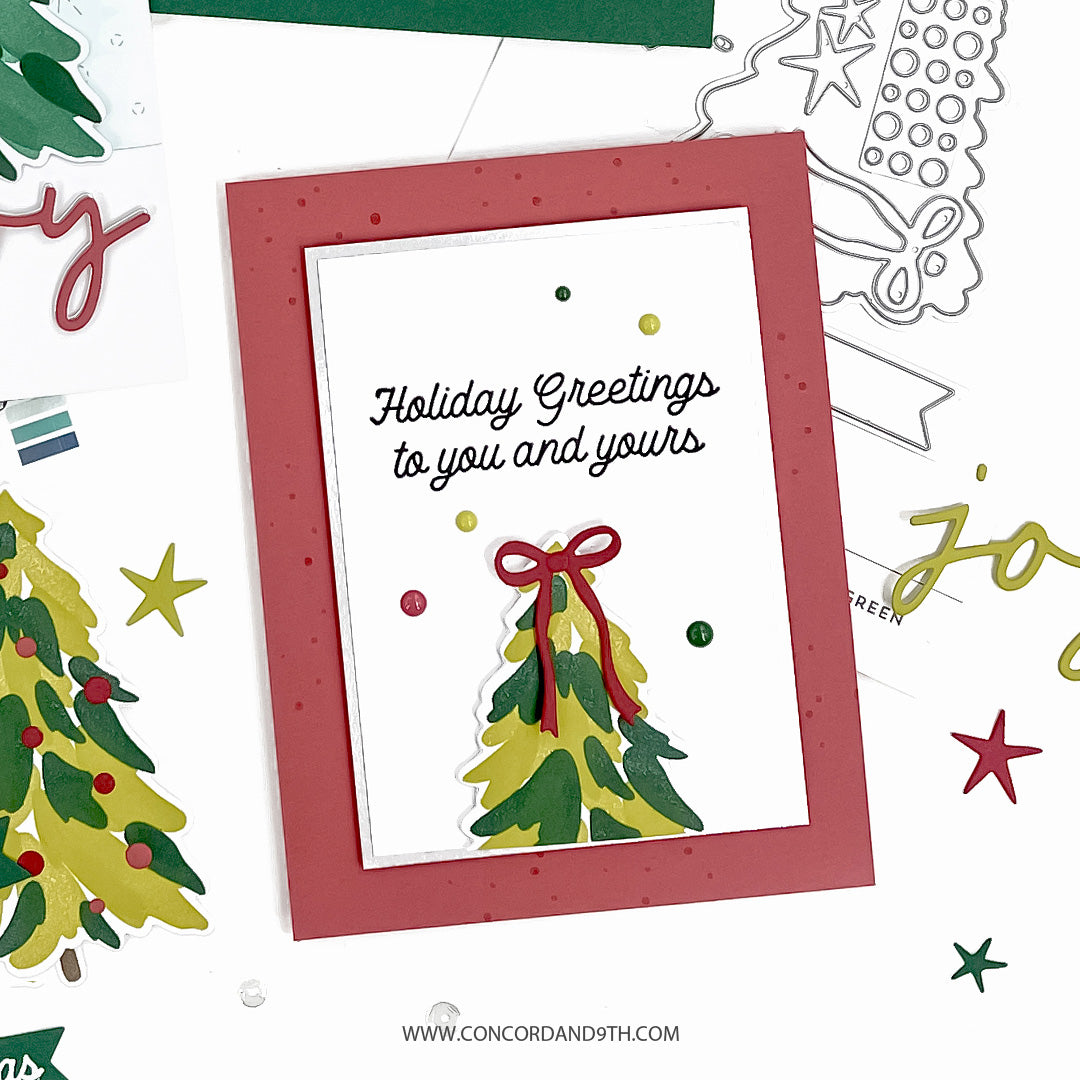 Concord & 9th Triple-step Evergreen Stamp and Die Bundle