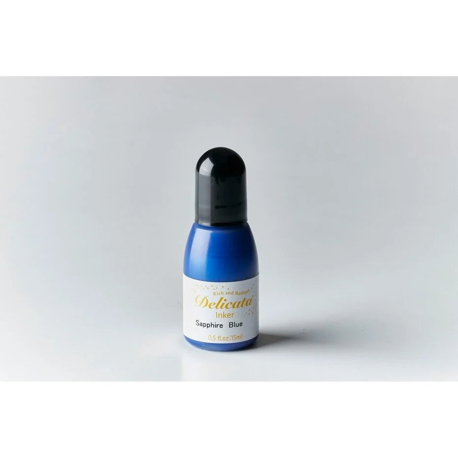 Tsukineko Delicata Pigment Inker Sapphire Blue 15ml (RC-000-318)