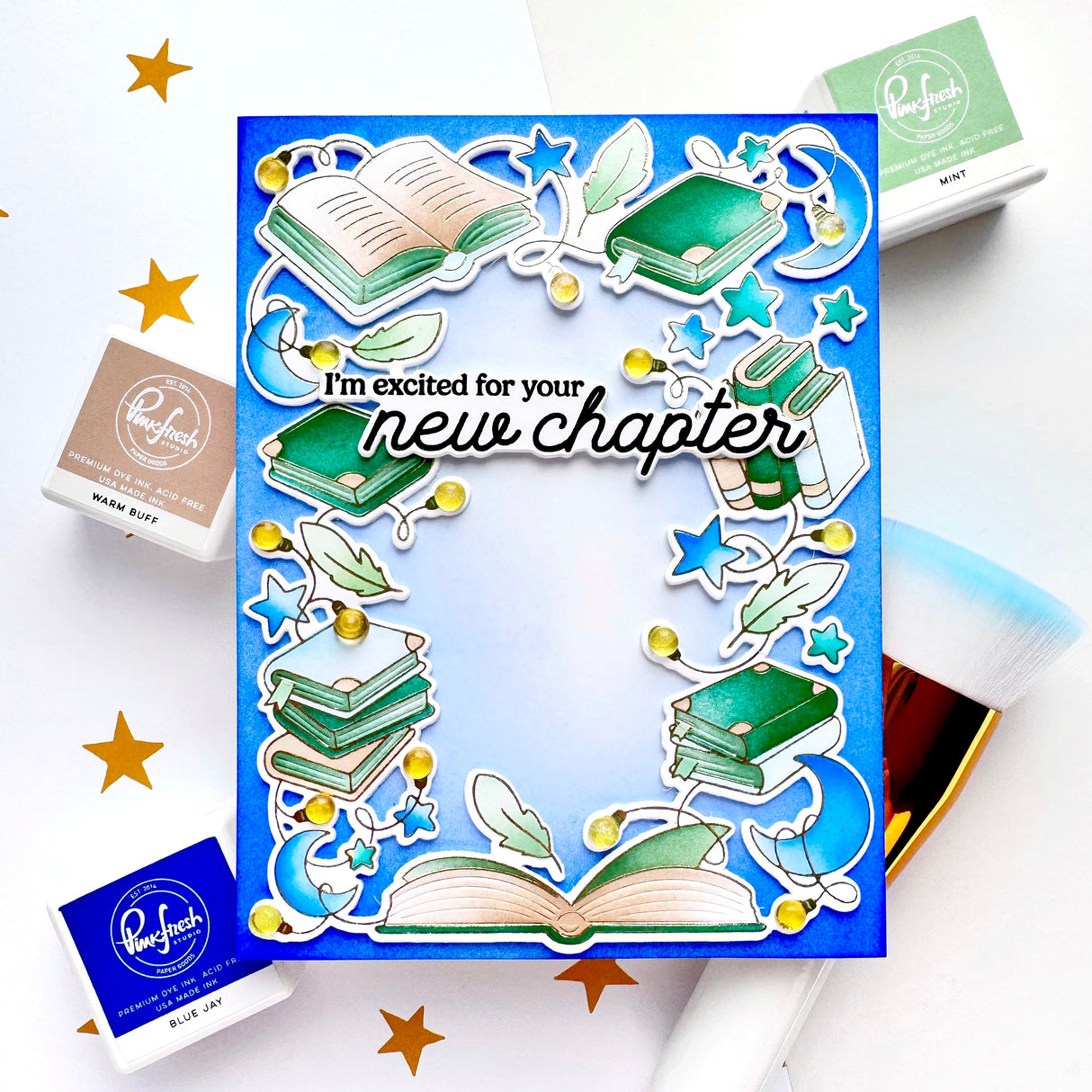 Pinkfresh Studio Twilight Tales stamp, Stencil & Die Bundle