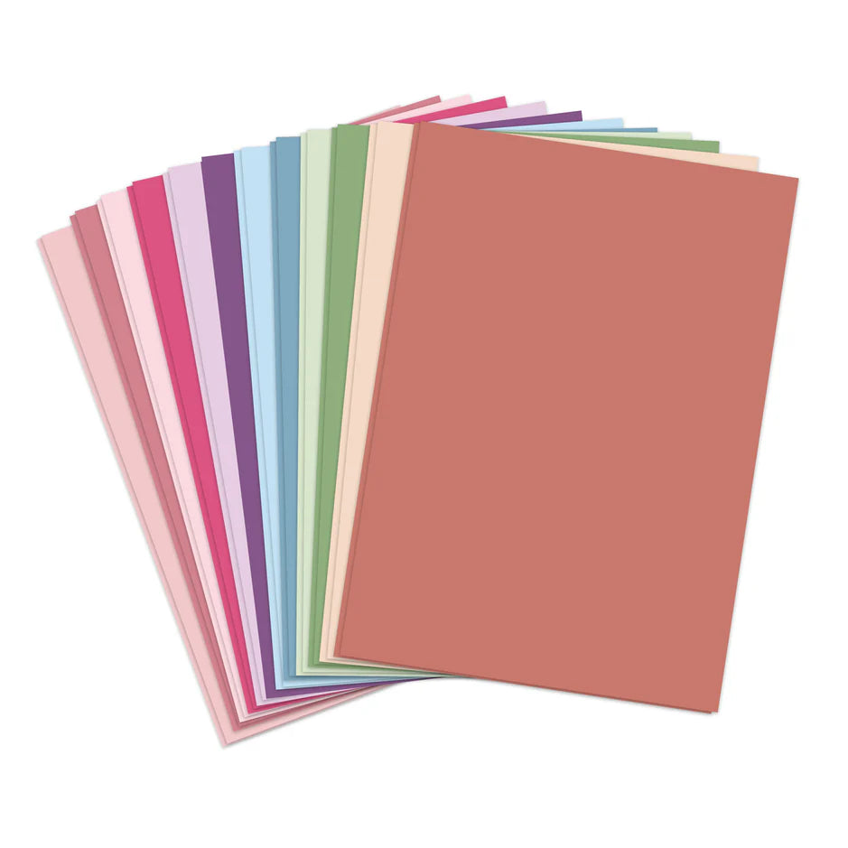 Katy Sue Designs Twin Tones - Dusty Hues Printed Mat & Layer Cardstock, 24 sheets