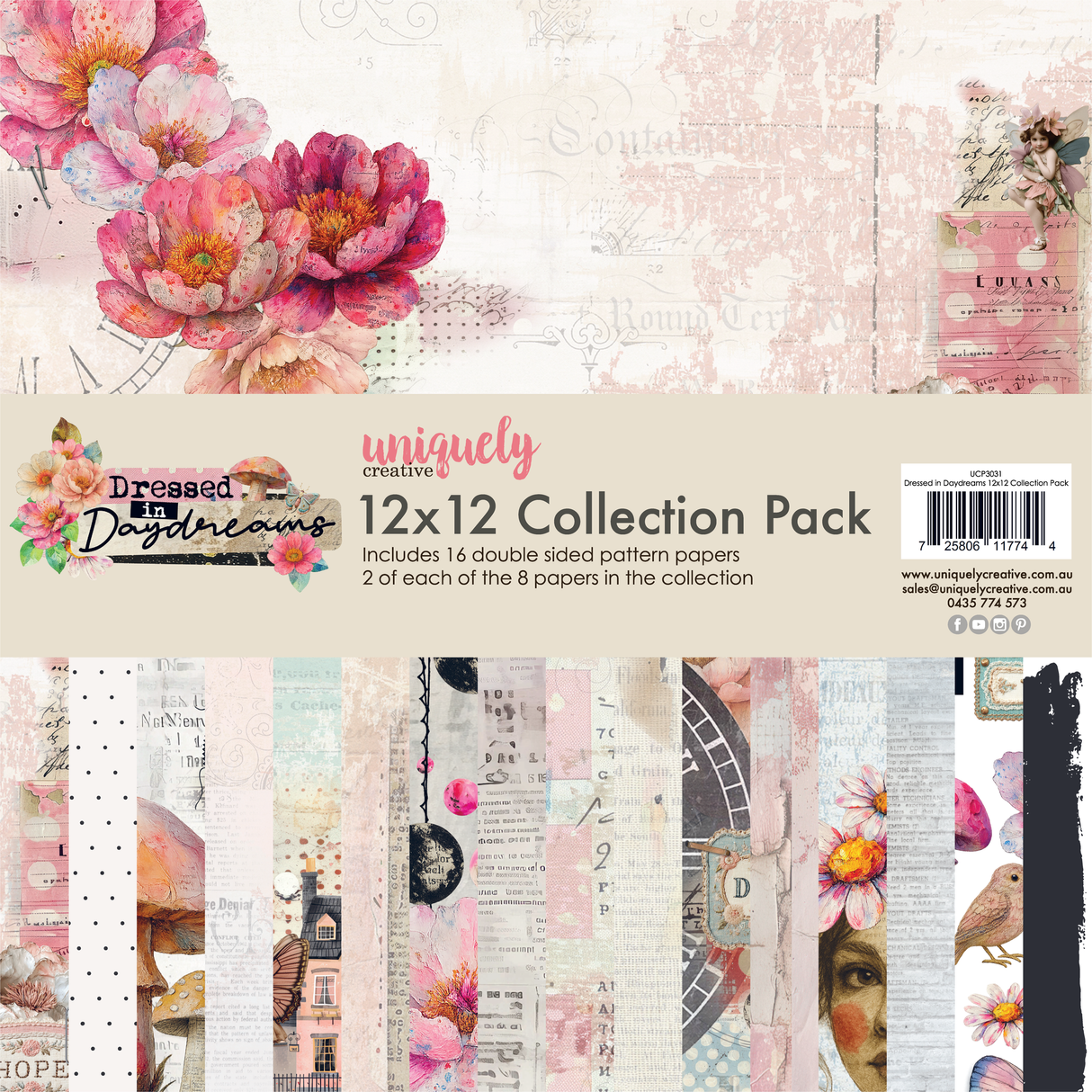 Uniquely Creative Dressed in Daydreams 12 x 12 Collection Pack