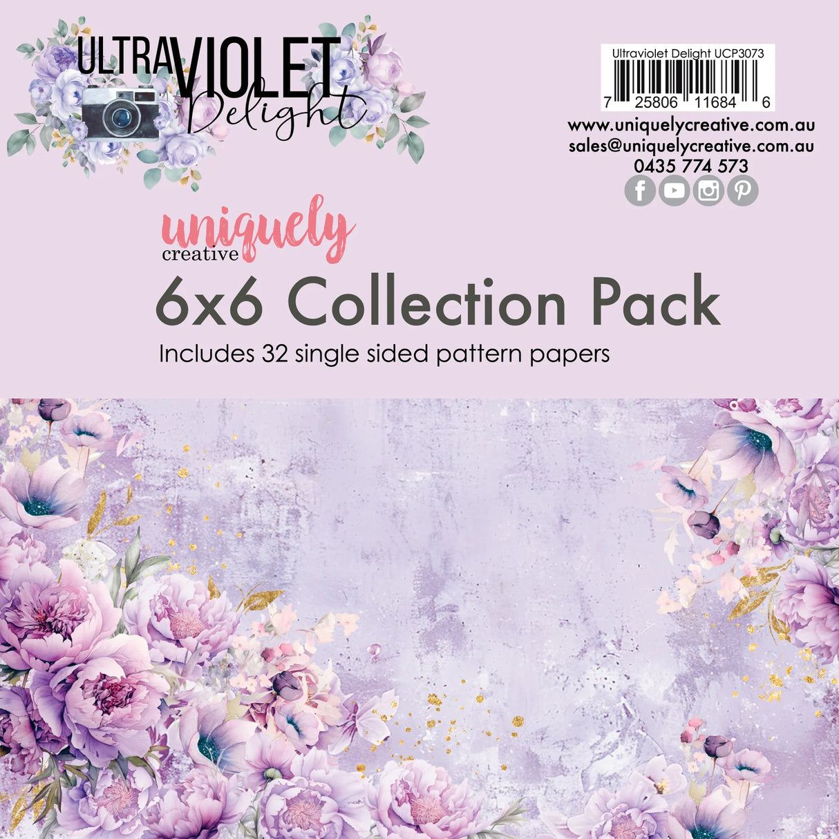Uniquely Creative Ultraviolet Delight 6 x 6 Collection Pack