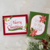 Spellbinders Upright Italic Holiday Sentiments Press + Foil Bundle by Paul Antonio