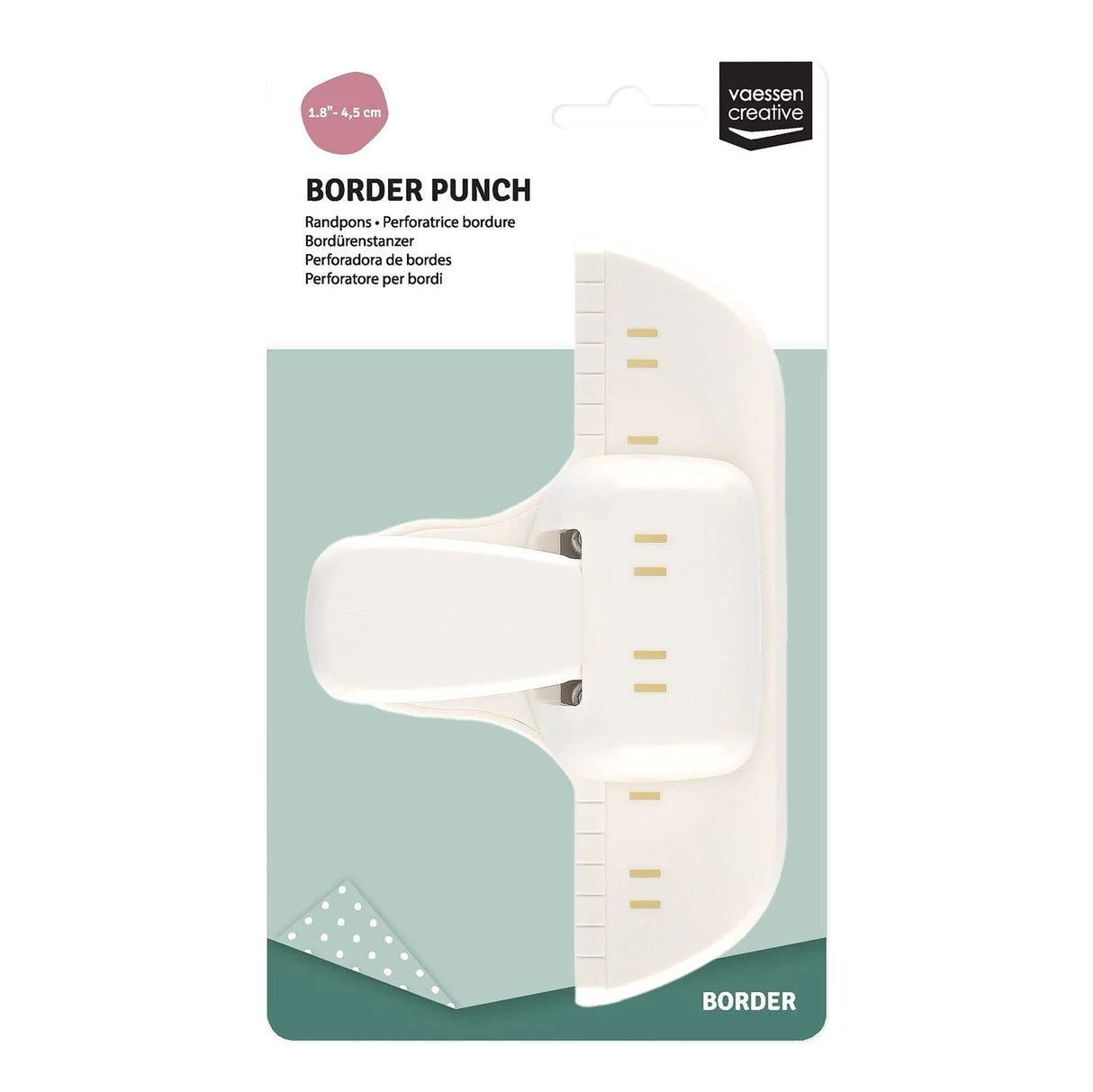Vaessen Creative Border Punch – Ribbon Weave