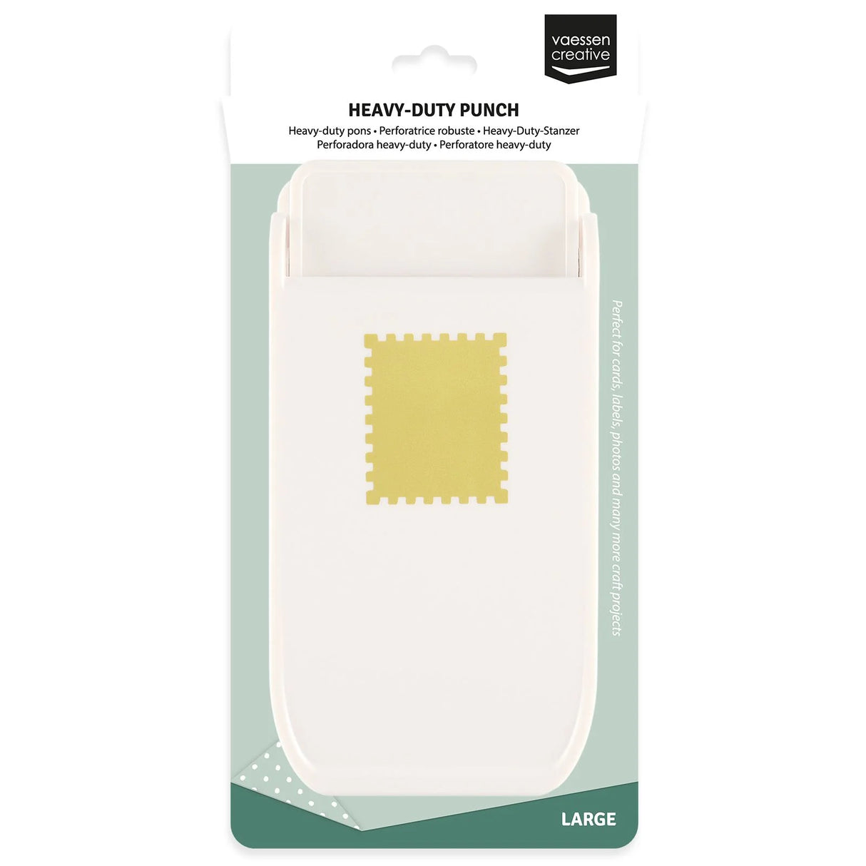 Vaessen Creative Heavy-Duty Craft Punch Stamp Large 6,4x5,3cm 21477-001