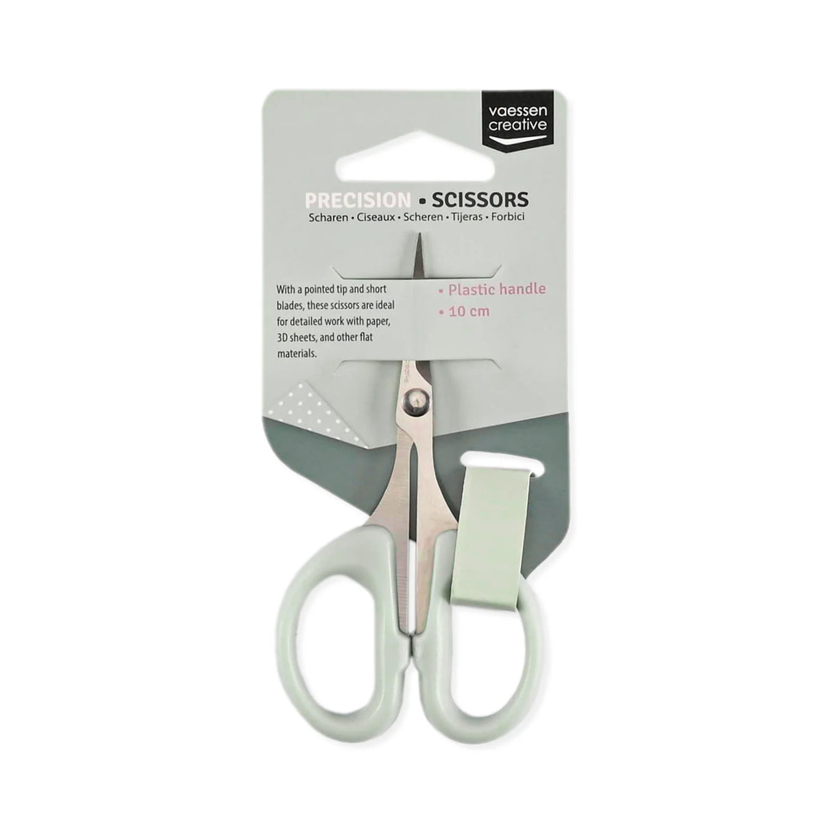 Vaessen Creative Precision Scissors with Plastic Handle (70103-011)