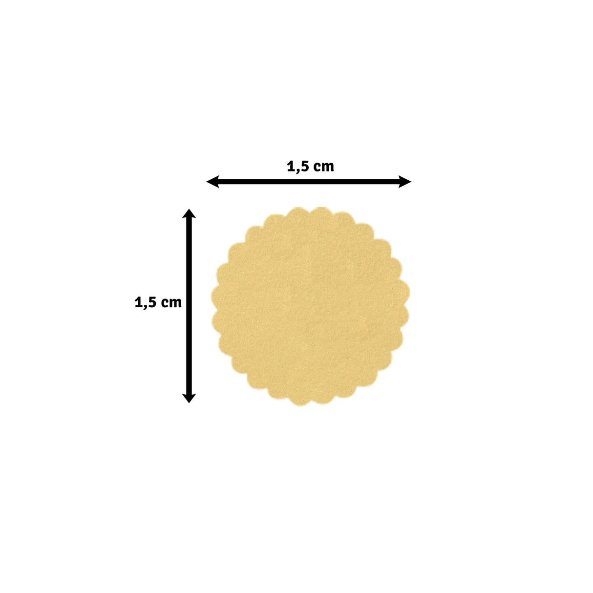 Vaessen Creative • Craft Punch Scalloped Circle Small 21436-013
