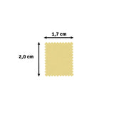 Vaessen Creative Craft Punch Stamp Rectangle Medium 2x1,7cm 21435-549