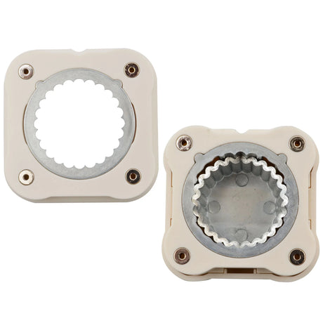 Vaessen Creative Magnetic Anywhere Punch Scallop Circle Ø3.5cm - 21450-004