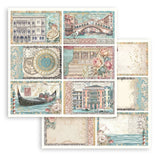 Stamperia Venice City of Art 8x8 Inch Paper Pack (SBBS128)
